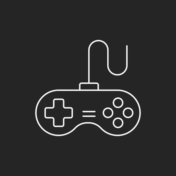 Game controller line icon — Stock Vector