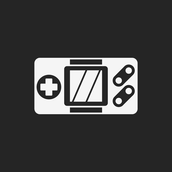 Icône des consoles de jeu portables — Image vectorielle