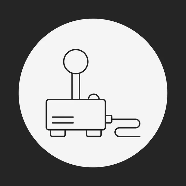 Game controller lijn pictogram — Stockvector