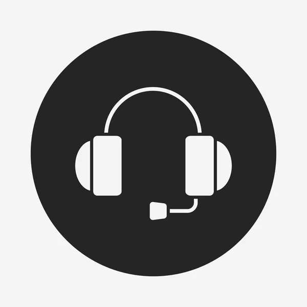 Headphone icon — Stock Vector
