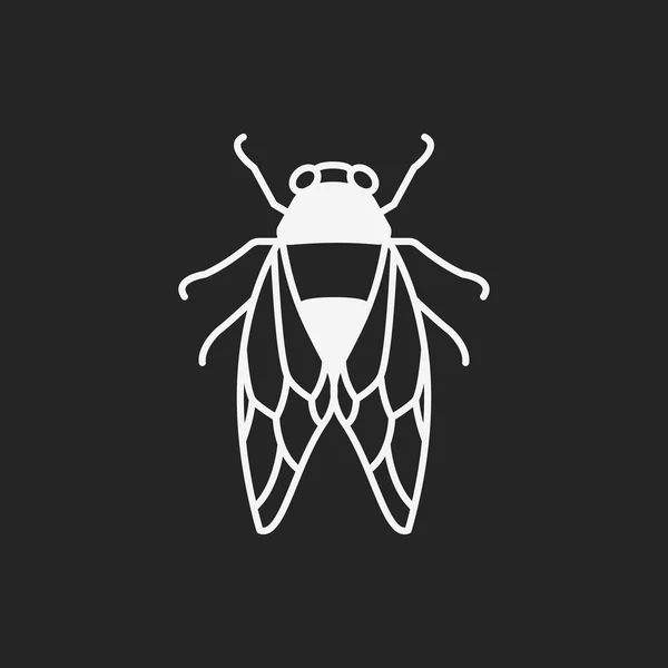 Icono de insecto — Vector de stock