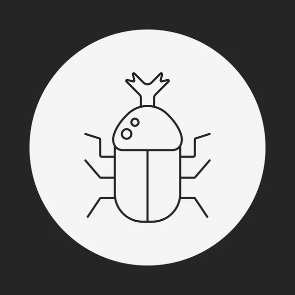 Icône de ligne d'insecte — Image vectorielle