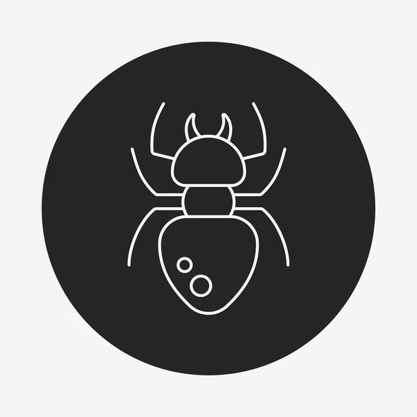 Insect line icon — Stock Vector