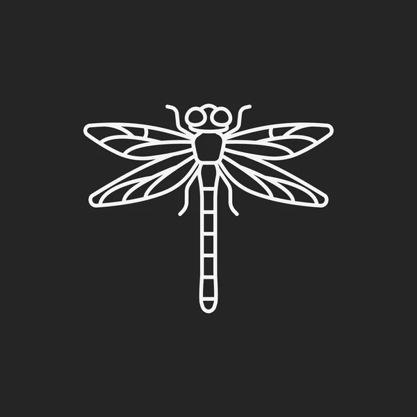 Böcek satırı simgesi — Stok Vektör