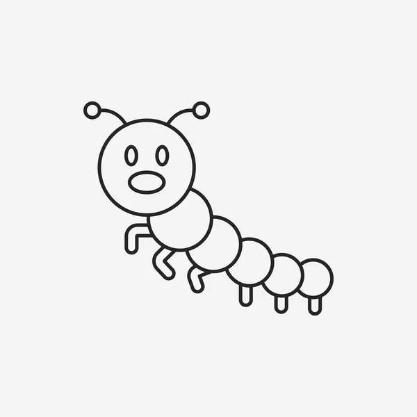 Insect line icon — Stock Vector