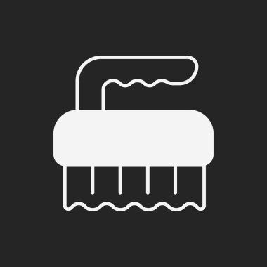 Tuvalet dalgıç ve fırça simgesi