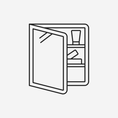 ayna lavabo satırı simgesi