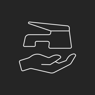 Musluk satırı simgesi