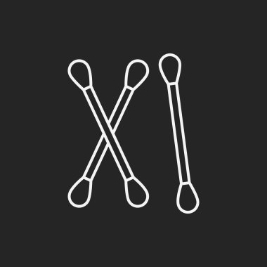 Pamuk temizleme bezi satırı simgesi