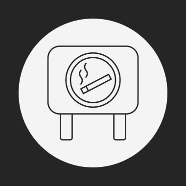 duman satırı simgesi