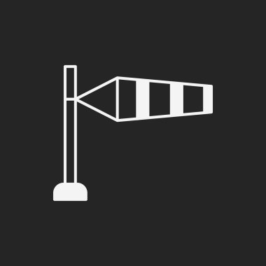 Ölçme rüzgar hız simgesi