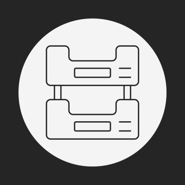 dosya dolap satırı simgesi