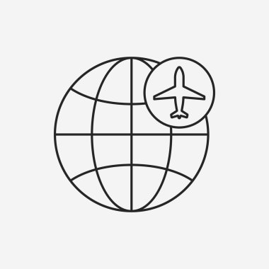 Uçak çizgisi simgesi