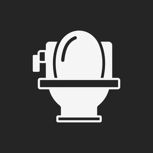 Toaletní sedadla ikona — Stockový vektor
