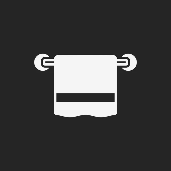 Handdoek pictogram — Stockvector
