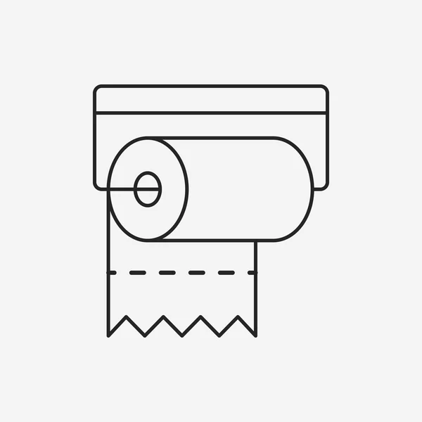 Icono de línea de tejido — Vector de stock