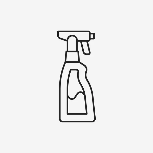 菜洗涤剂线图标 — 图库矢量图片