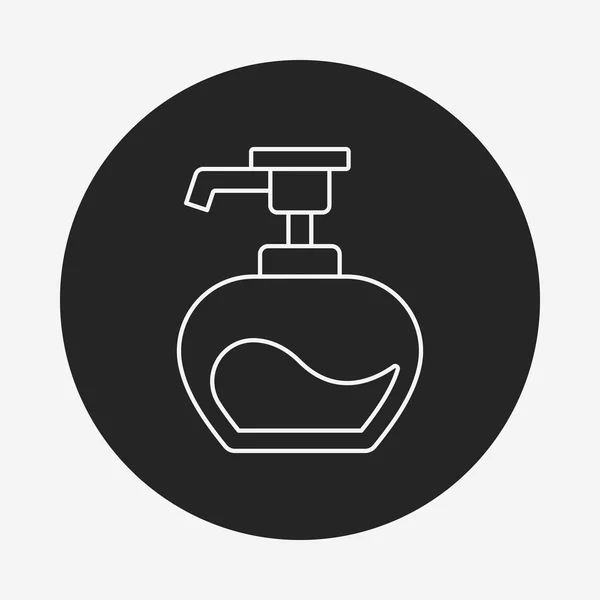 Şampuan satırı simgesi — Stok Vektör