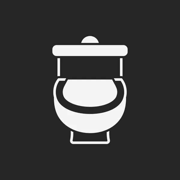 Tuvalet koltuk simgesi — Stok Vektör