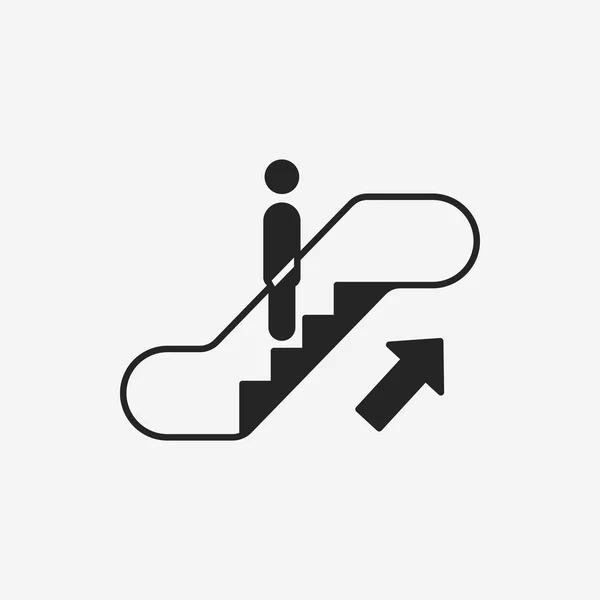 Escalator icon — Stock Vector