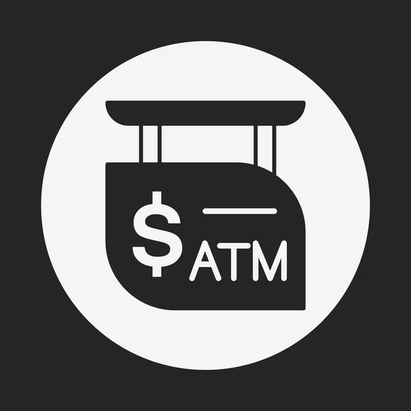 Ícone de sinal ATM —  Vetores de Stock