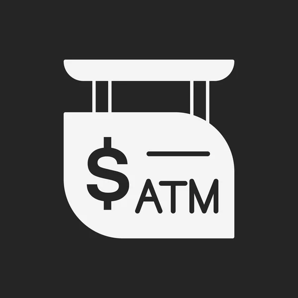 Ícone de sinal ATM —  Vetores de Stock