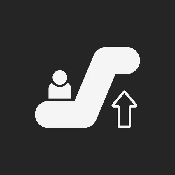 Escalator icon — Stock Vector