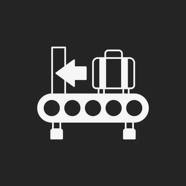 Ikon bagasi - Stok Vektor