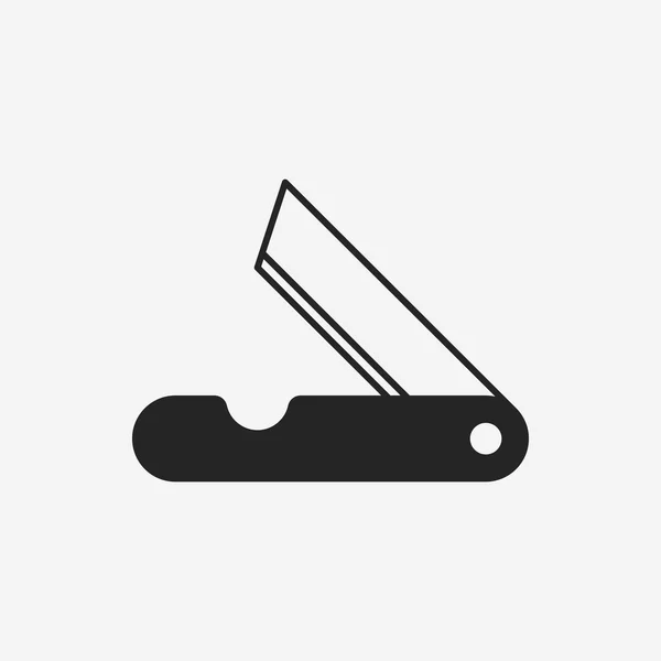 Icono de cuchillo de utilidad — Vector de stock