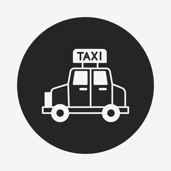 Icona del taxi — Vettoriale Stock