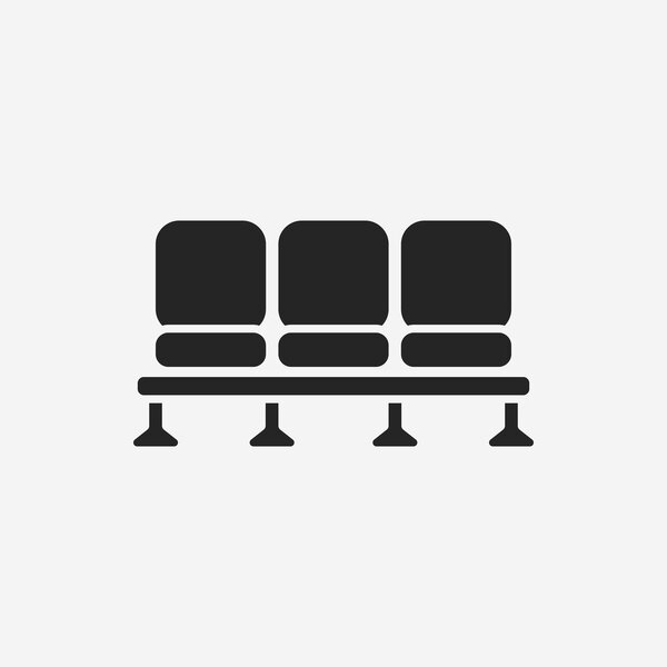 значок места в аэропорту
