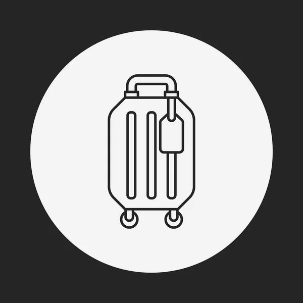 Gepäckband-Symbol — Stockvektor