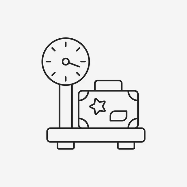 Bagage line icon — Stock vektor