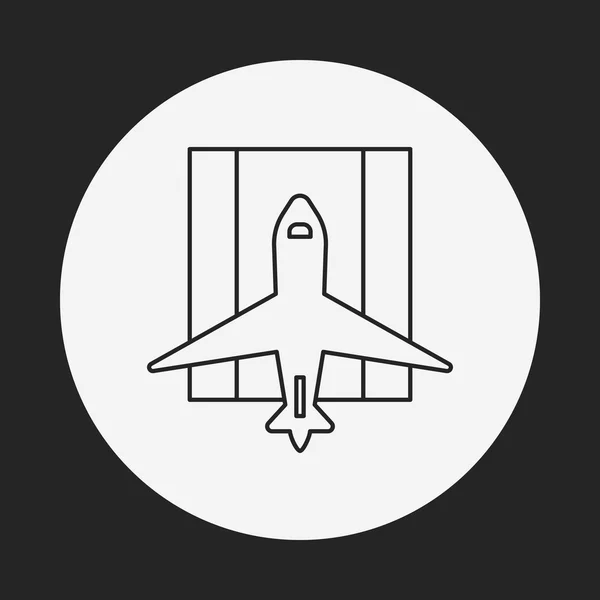 Ikona linii lotniczych — Wektor stockowy