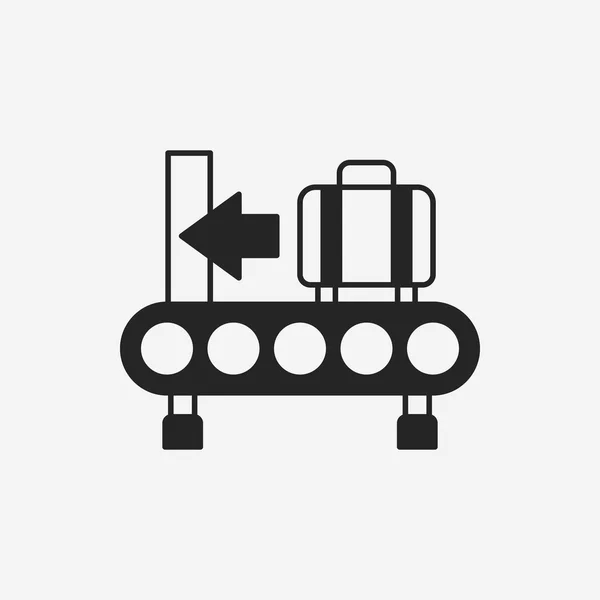 Ícone de bagagem — Vetor de Stock
