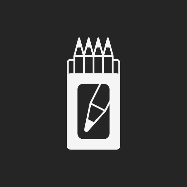 Pen potloodpictogram — Stockvector