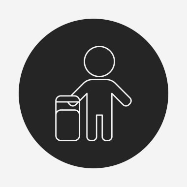 yolcu satırı simgesi