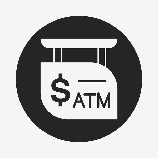 Ícone de sinal ATM —  Vetores de Stock