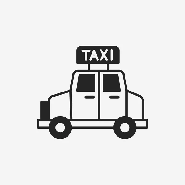 Taxi-ikonen — Stock vektor