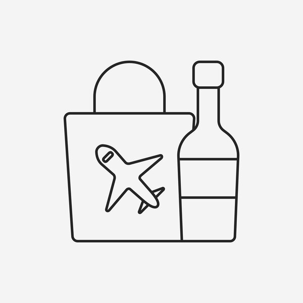 duty free line icon 