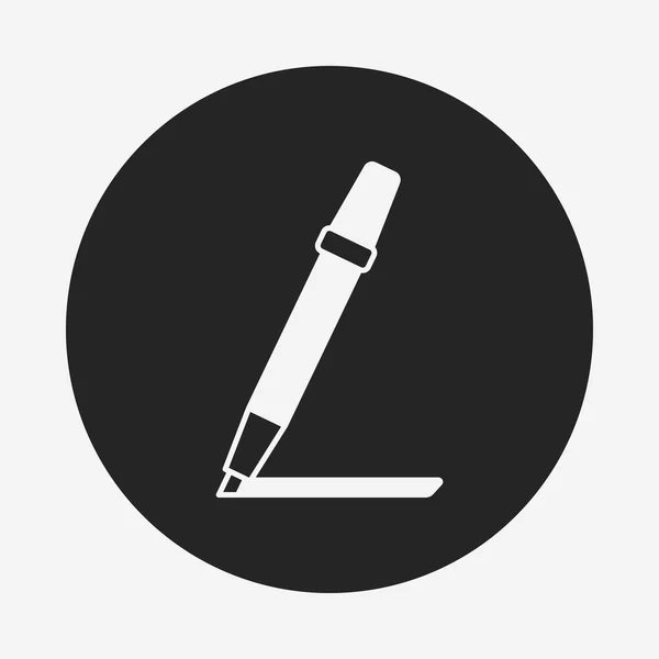 Pen potloodpictogram — Stockvector