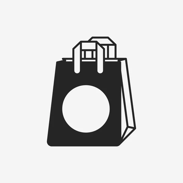 Icono de bolsa de compras — Archivo Imágenes Vectoriales