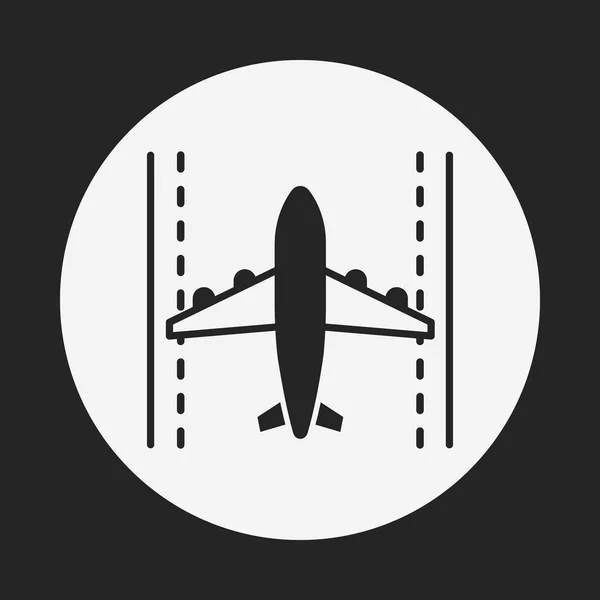 Icono del avión — Vector de stock