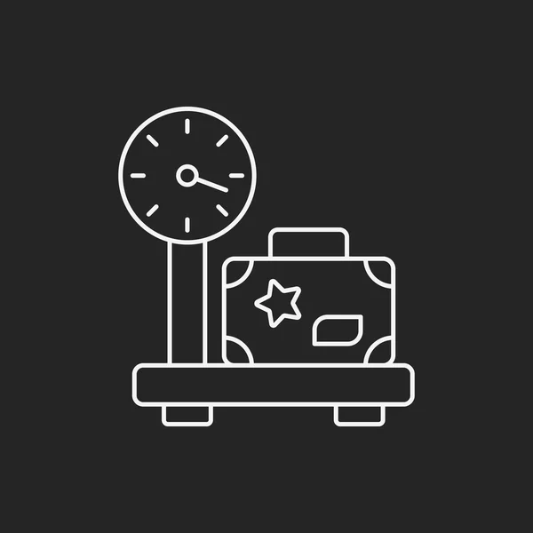 Bagage line icon — Stock vektor