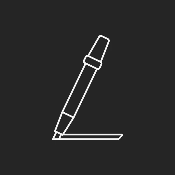 Bleistift-Linie-Symbol — Stockvektor