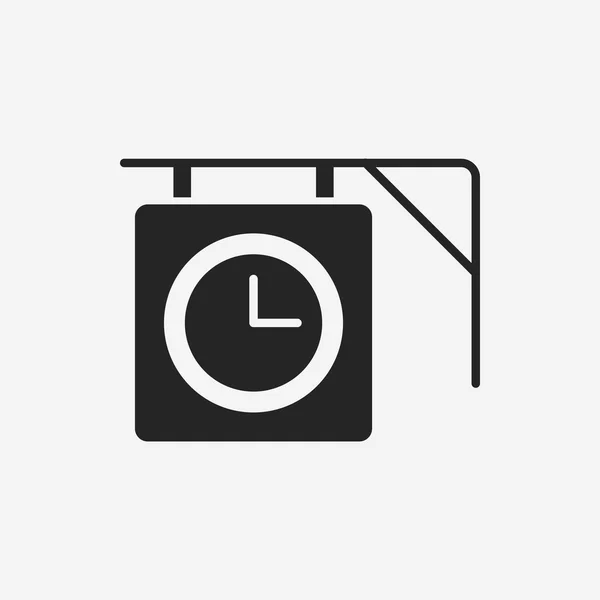 Icono del reloj — Vector de stock