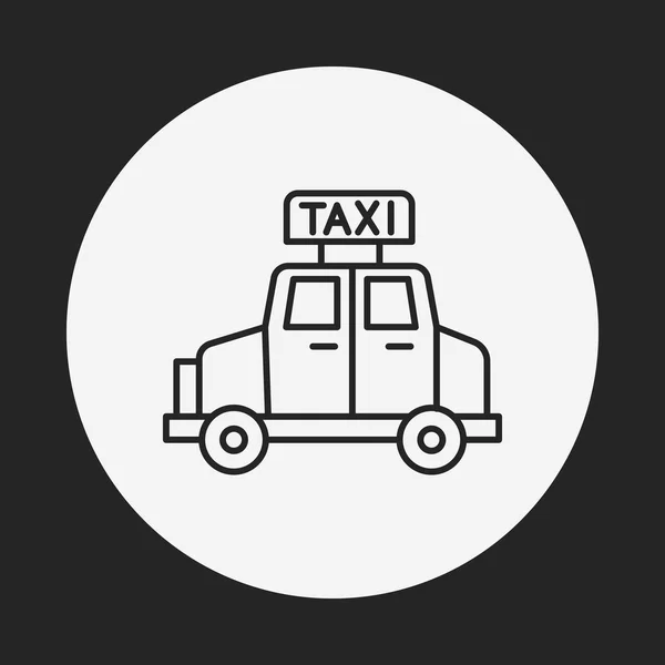 Taxifahrer-Symbol — Stockvektor