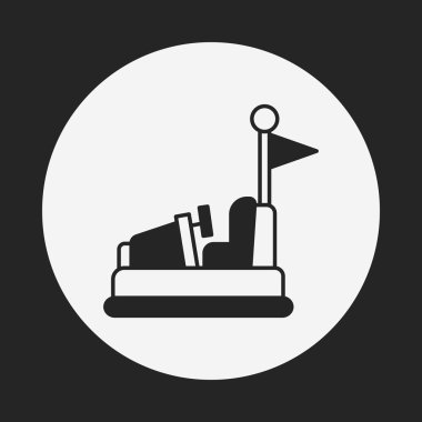 Eğlence Parkı Çarpışan arabalara simgesi