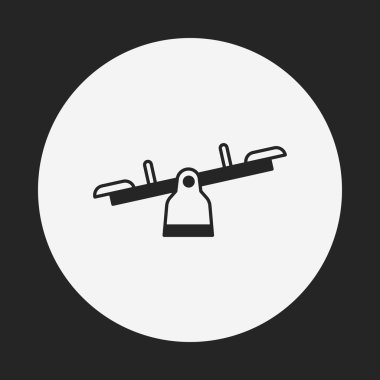 Bahçesi tahterevalli simgesi