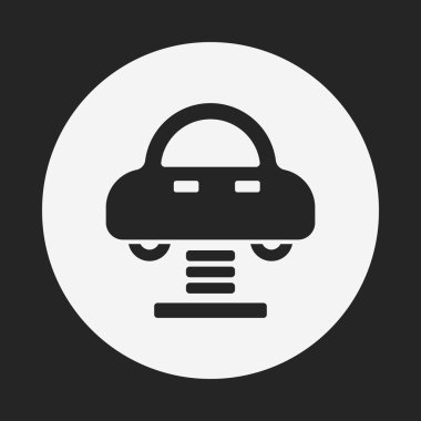 Eğlence Parkı Çarpışan arabalara simgesi